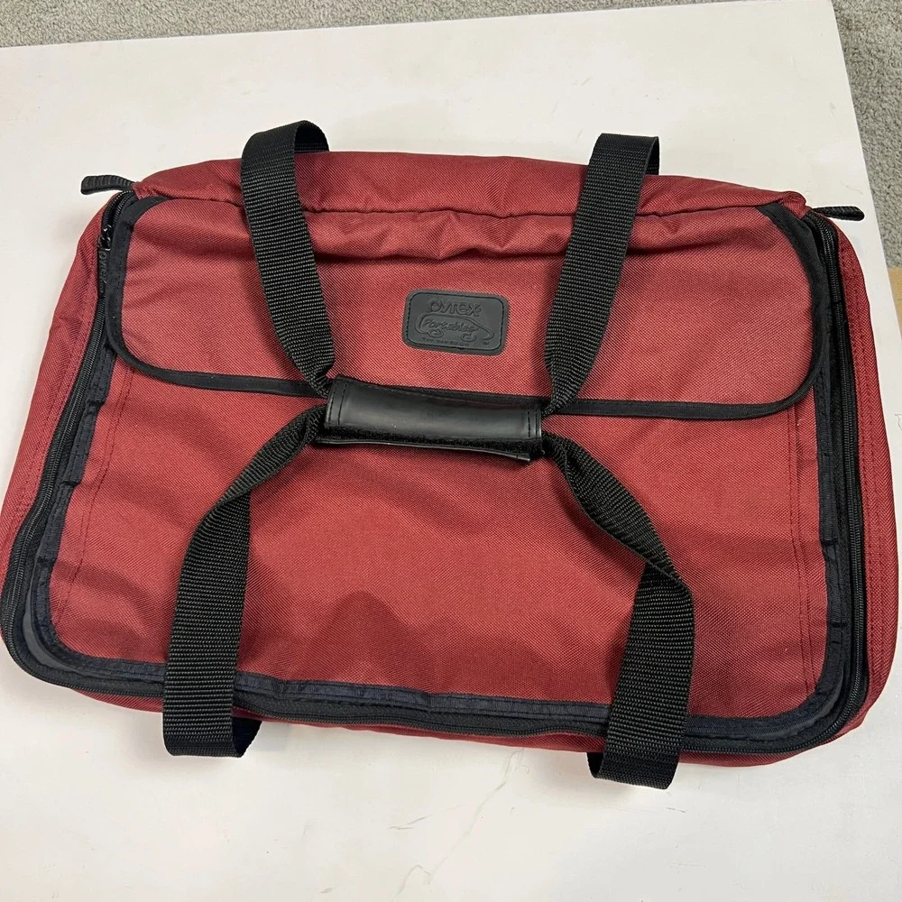 Pyrex Portables Casserole Carrying Bag Insulated Red Cold Pack Pocket Hot Dish - Picture 1 of 14